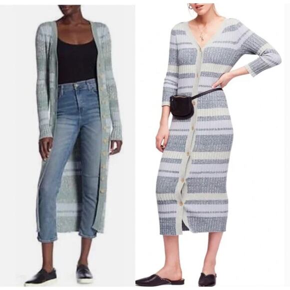 Free People Women's Cozy Up Cardigan Maxi Dress - Picture 1 of 4